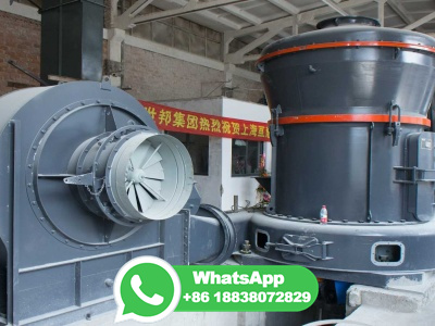 Performance of the vertical roller mill in a mineral processing ...